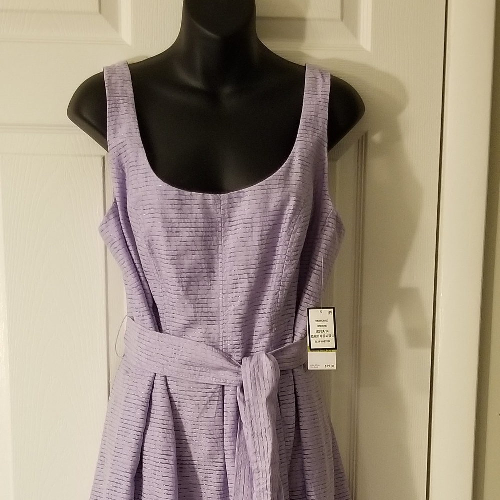 Size 14 Nine West pastel purple dress